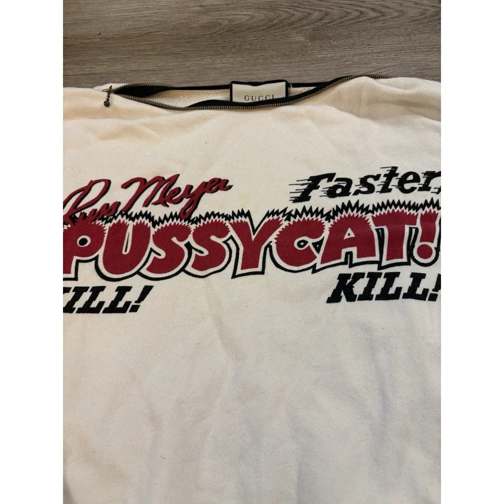 Gucci Sweatshirts Mens‎ Zipper Pussycat Kills Lg